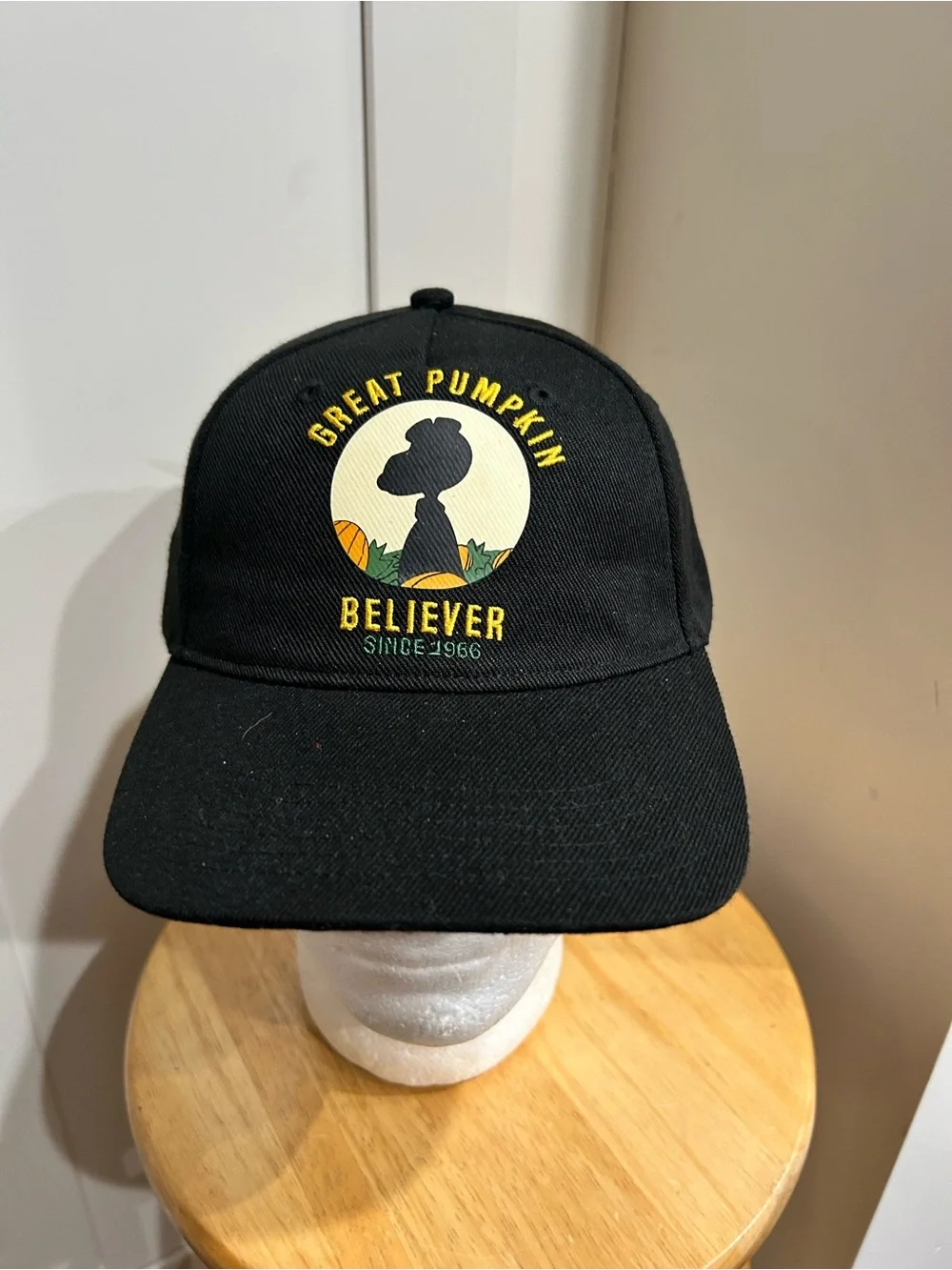 Believer Great Pumpkin Black Baseball Cap